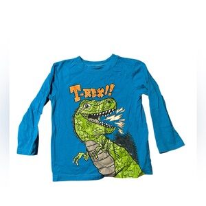 Garanimals Blue T-Rex Long Sleeve Tee